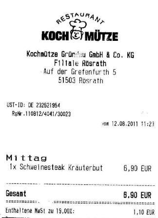 opeu Hffner Kochmtze Restaurant